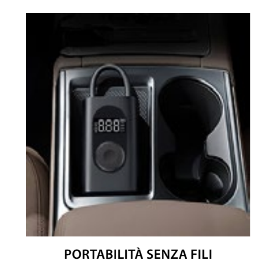 Compressore Elettrico Portatile SST - Da Moto e Auto - Allarme moto