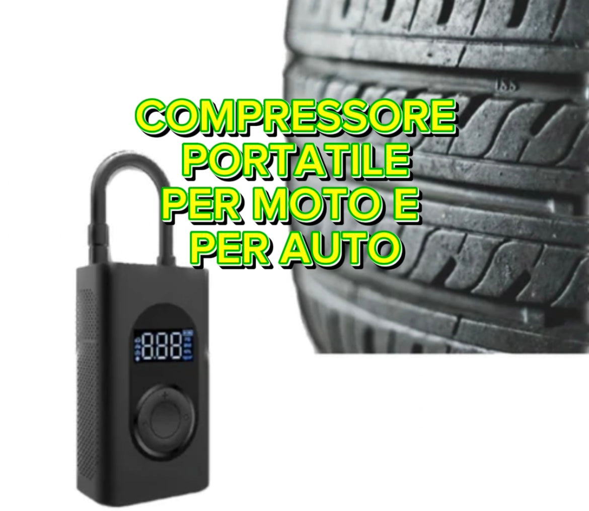 Compressore Elettrico Portatile SST - Da Moto e Auto