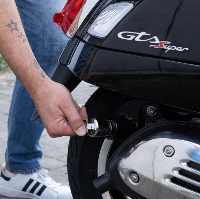 EASYBLOCK bloccaruota per VESPA gts 300 COD EBP13 2008--2024 - Allarme moto